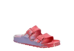 Birkenstock Womens Arizona Essentials Slide Sandal - Coral
