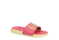 Champion Womens Foundation Pastel Block Slide Sandal - Peach