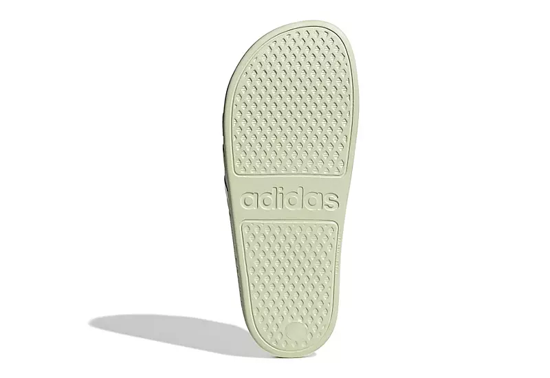 Adidas Womens Adilette Aqua Slide Sandal - Pale Green - Image 5