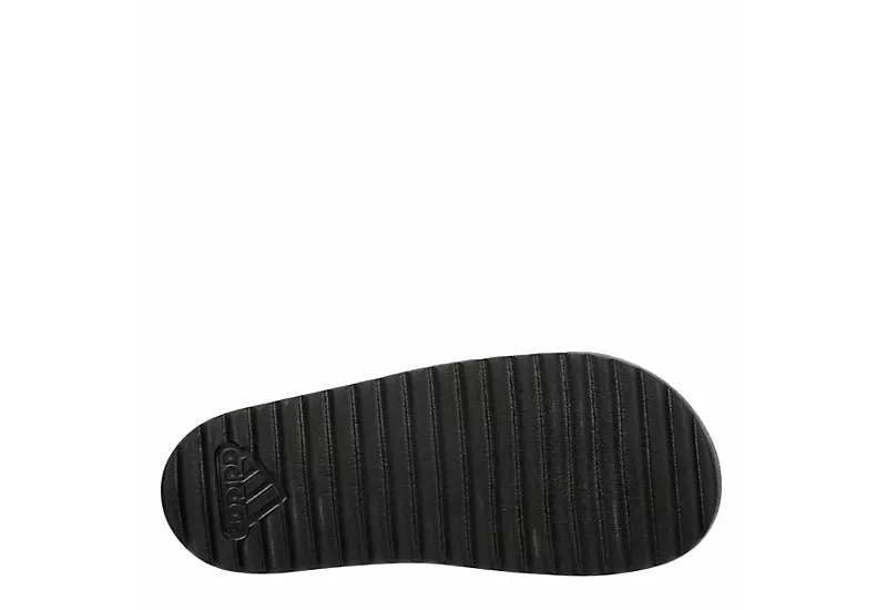 Adidas Womens Adilette Platform Slide Sandal - Black - Image 7