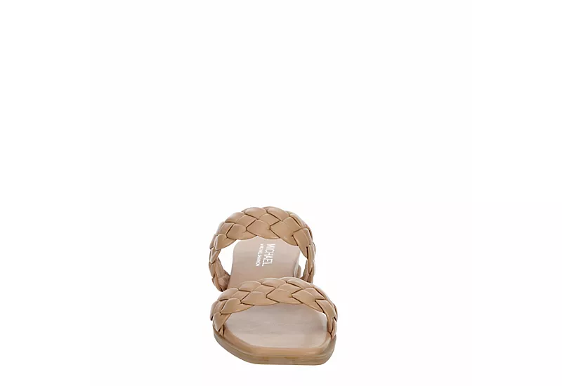 Michael By Michael Shannon Womens Patrice Wedge Sandal - Beige - Image 3