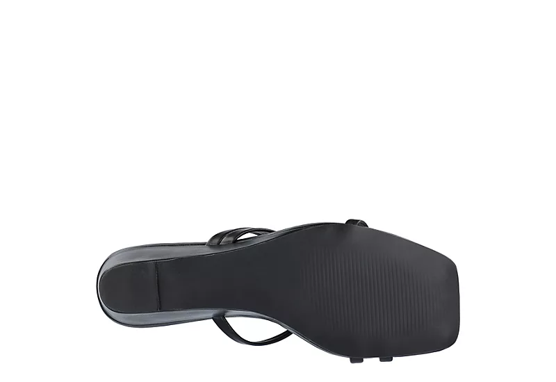 Journee Collection Womens Takarah Wedge Slip On Sandal - Black - Image 7